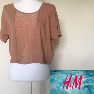 H&M Tan Cropped Top